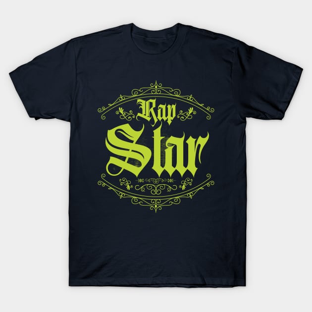 Rap Star Green Classic T-Shirt by CTShirts